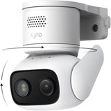 eufy Wired Cam C31,360° Pan/Tilt,Outdoor Camera,Indoor Cameras House Security,Dual Antenna,Colour Night Vision,Subscription-Free On-Device Storage,AI People/Vehicle/Pet/Crying Detection,24/7 Recording