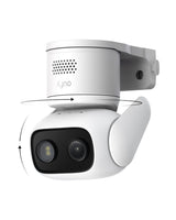 eufy Wired Cam C31,360° Coverage with Pan and Tilt,Indoor and Outdoor,Dual Antenna,Colour Night Vision,Subscription-Free,AI People/Vehicle/Pet/Crying Detection, 24/7 Recording,Black (Black, Solo)
