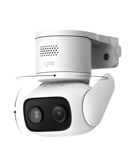 eufy Wired Cam C31,360° Coverage with Pan and Tilt,Indoor and Outdoor,Dual Antenna,Colour Night Vision,Subscription-Free,AI People/Vehicle/Pet/Crying Detection, 24/7 Recording,Black (Black, Solo)