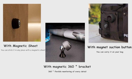 2020 new 4K Wifi Mini Camera,Spy Camera Hidden Home Security P2P Camera WiFi, Night Vision Wireless Surveillance Camera, Remote Monitor Phone App (HDWIFICAM PRO) - 64GB TF CARD