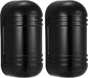 Dual Beam, Wired Dual Beam Photoelectric Infrared Sensor Barrier Detector 100M Alarm Tamper Alarm Output for Park Courtyard Gate Door Window Burglar Alarm System