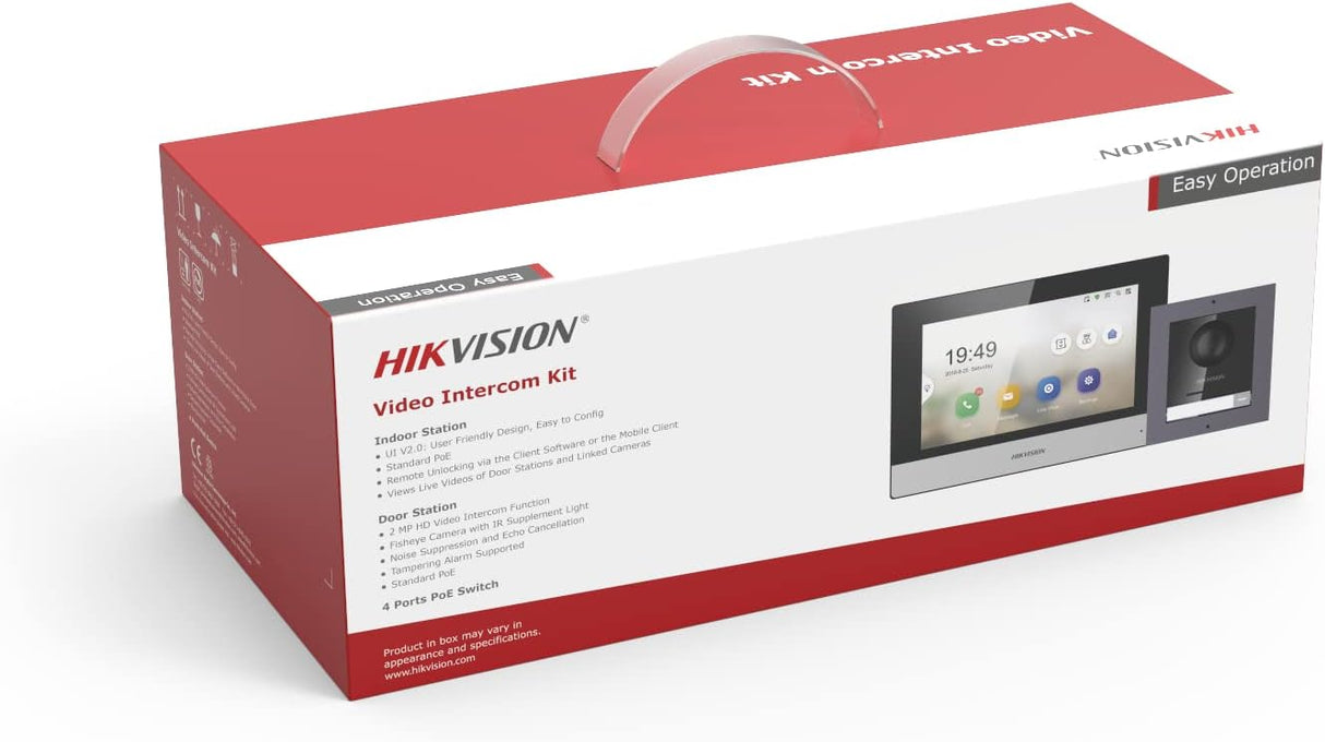 Hikvision DS-KIS602 IP Video Door Phone, 7-inch TFT, 1080p