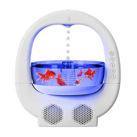 SKEIDO 350ml Anti-gravity Air Humidifier Diffuser Creative Aromatherapy Water Droplet RGB Table Lamp Night Light for Office Bedroom