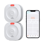 ZYTA WiFi Smoke Detector with 10-Year Battery, EN 14604 (2-Pack)