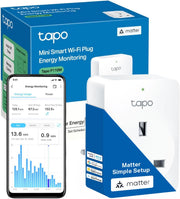 Tapo P110M Mini Smart Wi-Fi Plug, Energy Monitoring, Matter Certified