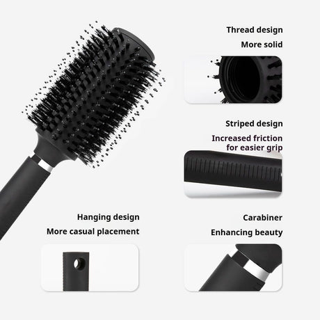 Diversion Safe Hair Brush with Secret Stash Compartment Hide Cash, Keys, Small Jewelry Home Outdoor Travel Mini Safe