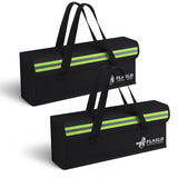 FLASLD Fireproof Document & Money Bags, Large Fireproof & Water Resistant Bag, Fireproof Folder Safe Bag for Cash, Valuables & Passport, with Silicone Coating & Zipper Closure (Storage Bag-24x12x12”)