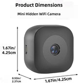 Mini Hidden WiFi Camera, 1080P HD Wireless Indoor Security Camera-Small Surveillance/Nanny Cam for Home Monitoring, Motion Detection/Night Vision, APP Control for iOS/Android