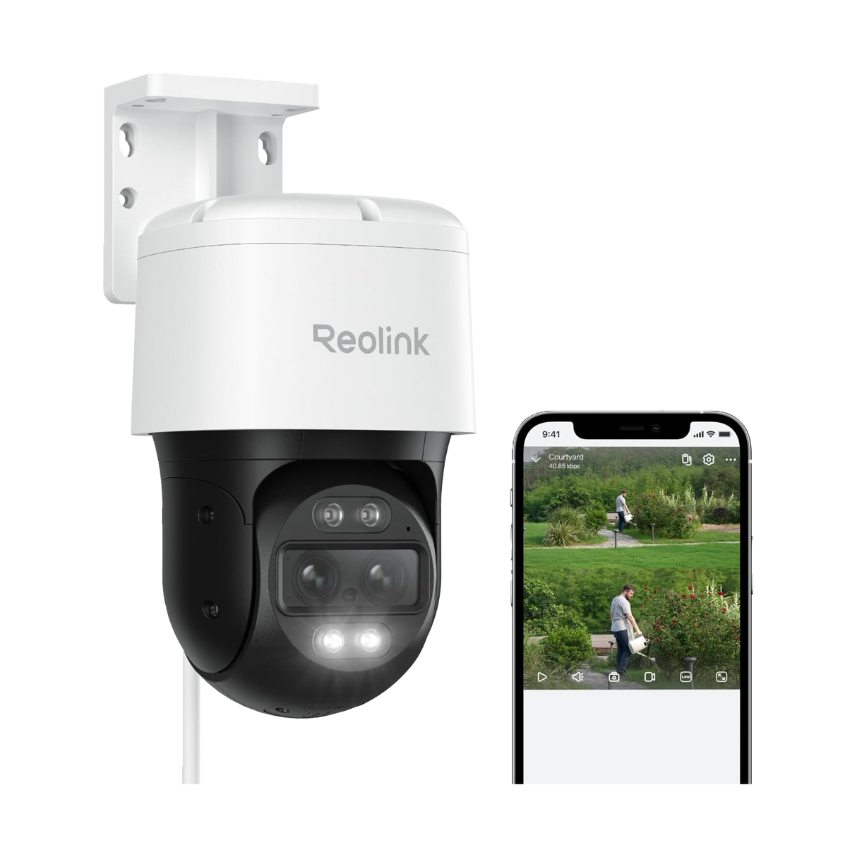 REOLINK TrackMix 4K PTZ PoE Camera, Dual-Lens, 6× Hybrid Zoom