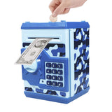 Piggy Bank Electronic Mini ATM for Kids Baby Toy, Safe Coin Banks Money Saving Box Password Code Lock for Children,Boys Girls Best Gift (Rose Gold)