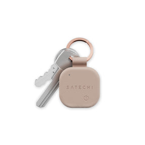 Satechi FindAll Keychain with Find My, Wireless Rechargeable, Location Tracker, Left-Behind Alerts, Loud Audible Chime, Works with iPhone, iPad, Mac – Black