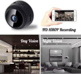Mini WiFi Camera, 1080P HD | كاميرا واي فاي صغيرة | Night Vision, Motion Detection, Remote View, Indoor/Outdoor Security