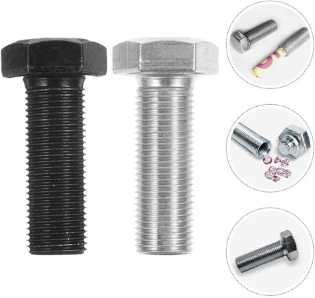 Fake Bolt Diversions Safe, 2pcs Hidden Secret Storage Compartment Realistic Screw Outdoor Hider Screw for Money Valuables Small Items