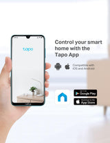 Tapo TP-Link Indoor Security Camera for Baby Monitor, Dog Camera w/Motion Detection, 2-Way Audio Siren, Night Vision, Cloud & SD Card Storage(Up to 128 GB), Works w/Alexa & Google Home (C100)