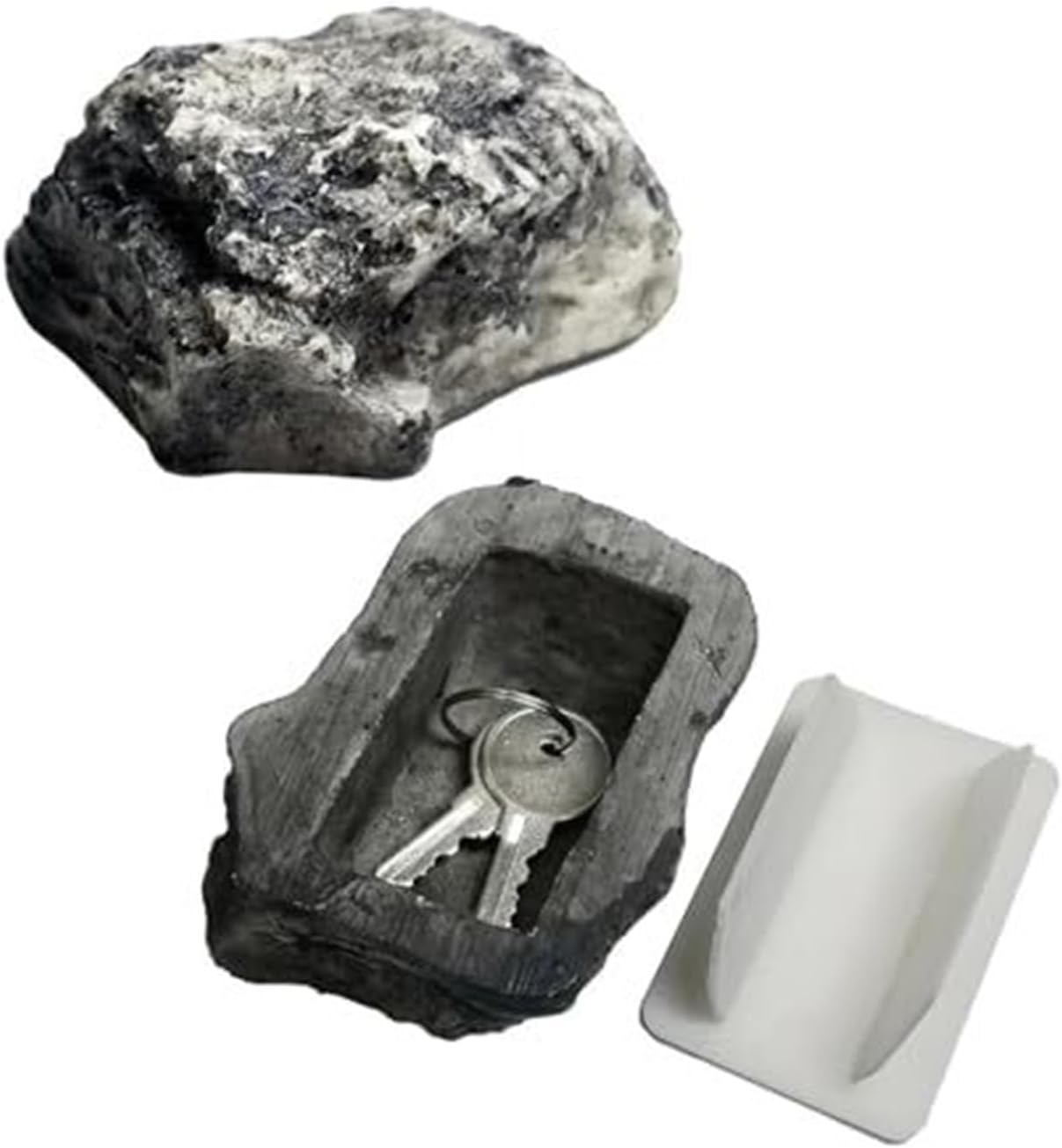 SHAKLZOP Garden Stone Fake Rock Key Hider, Outdoor