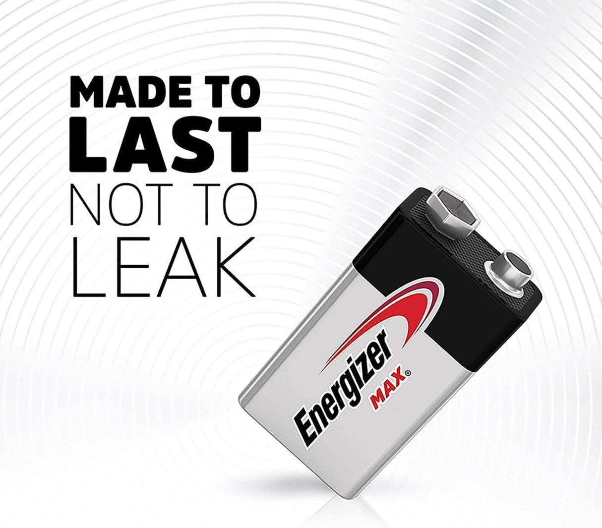 Energizer Max 9V Alkaline Battery (1-Pack)