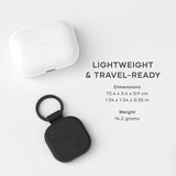 Satechi FindAll Keychain with Find My, Wireless Rechargeable, Location Tracker, Left-Behind Alerts, Loud Audible Chime, Works with iPhone, iPad, Mac – Black