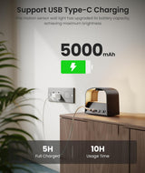 Tobeape Motion Sensor Wall Sconce with Remote, 5000mAh Battery Operated Rechargeable Wall Light Night Light with 3 Color Temps, Wireless LED Wall Mounted Lamp Indoor for Living Room Bedroom Bedside