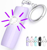 Securityman Personal Alarms for Women | Safety Alarm Keychain (Loud 130dB Siren and SOS Strobe Light) Everyday Self Defense Security Alarm Protection Device (Black)