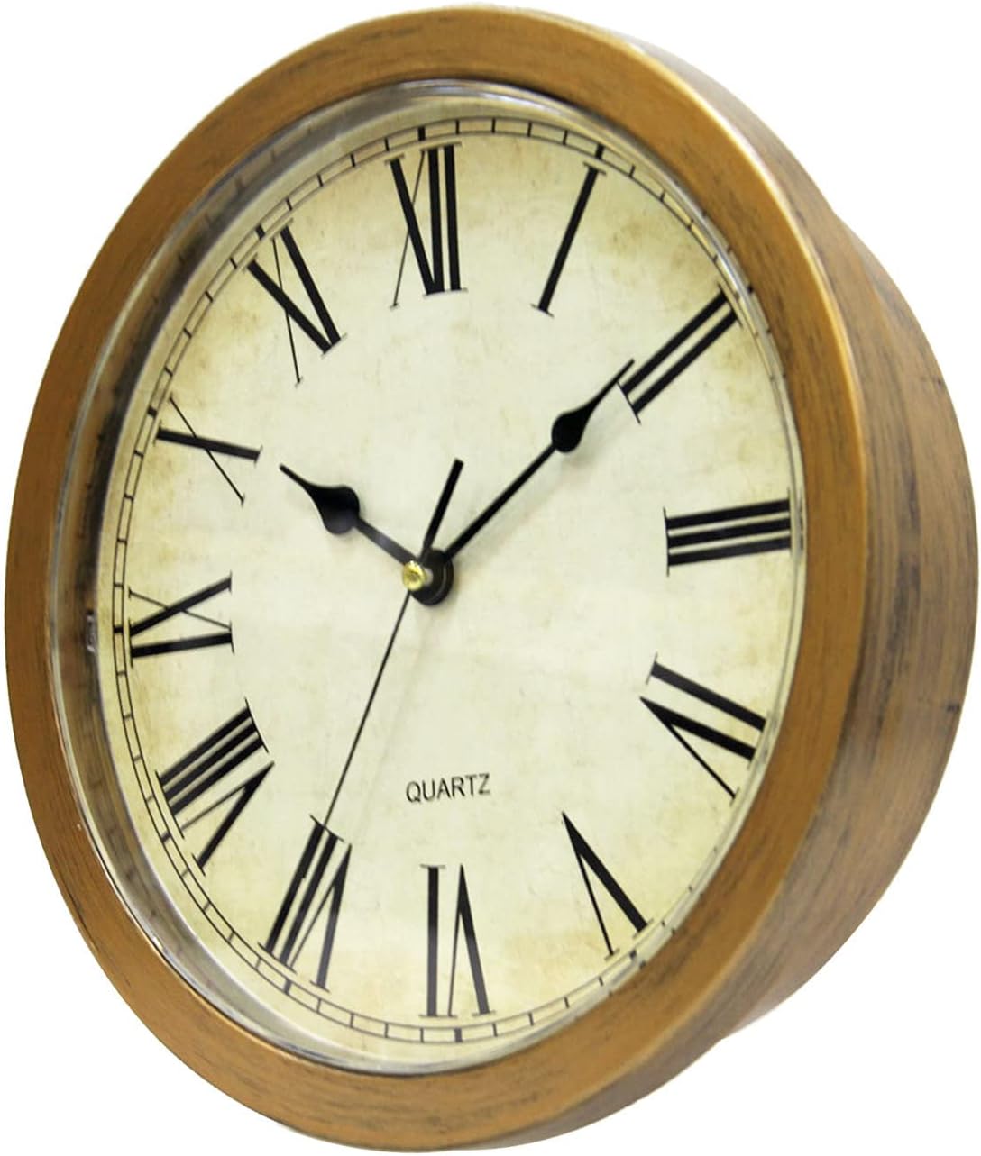 Benkaim Secret Compartment, Upgraded Silent Thickened 10 Inch Plastic Wall Clock Diversion Safe Clock with Hidden Compartment, Secret Hidden Clock for Valuables