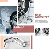 HEXAR Bike Lock Heavy Duty with 3 Keys, Anti-Theft High Security Chain Lock, Weatherproof Bicycle Lock Padlock for Bike Bicycle, Motorcycle, Scooter, Door, Gate, Fence (Without Cover), HX343
