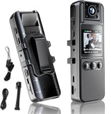 YARDHOBI HD 1080P Body Camera, 180° Lens + Night Vision + Audio
