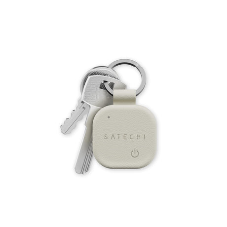 Satechi FindAll Keychain with Find My, Wireless Rechargeable, Location Tracker, Left-Behind Alerts, Loud Audible Chime, Works with iPhone, iPad, Mac – Black