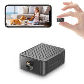 Mini Camera for Home 4K HD Indoor Battery Wireless WiFi Security App Control Smallest Surveillance Camera for Room Nanny CAM with Motion Detection Night Vision