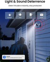 REOLINK Lumus 2K 4MP WiFi Camera with Spotlight, AI Detection