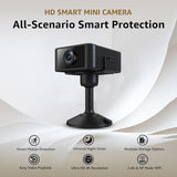 Mini Camera for Home 4K HD Indoor Battery Wireless WiFi Security App Control Smallest Surveillance Camera for Room Nanny CAM with Motion Detection Night Vision