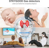 STKYGOOD Natural Gas Alarm, LPG/LNG/Coal Leak Detector