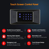 Heavy Duty Large Home Safe – 2.05 Cubic Feet Digital Security Safe with Touchscreen Keypad & Internal Lock Box for Home Office Business, Black