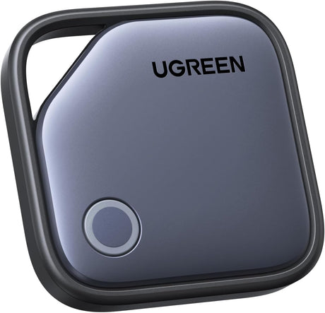 UGREEN FineTrack Smart Finder 1PCS, Apple Find My (iOS only) Smart Tag Replaceable Battery Tracker Locator Luggage Tag Bluetooth Item Finder for Wallet, Suitcase, Car, Keys, Passports