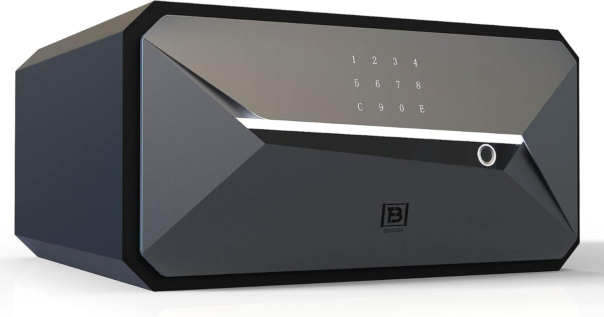 Y-Series Fingerprint Smart Safe Box, Security Box with Key,1.45 Cubic, Safety Box for Home (1.45 Cubic Feet-23Y)