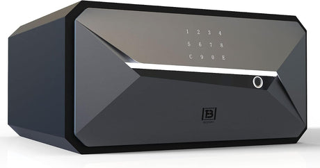 Y-Series Fingerprint Smart Safe Box, Security Box with Key,1.45 Cubic, Safety Box for Home (1.45 Cubic Feet-23Y)