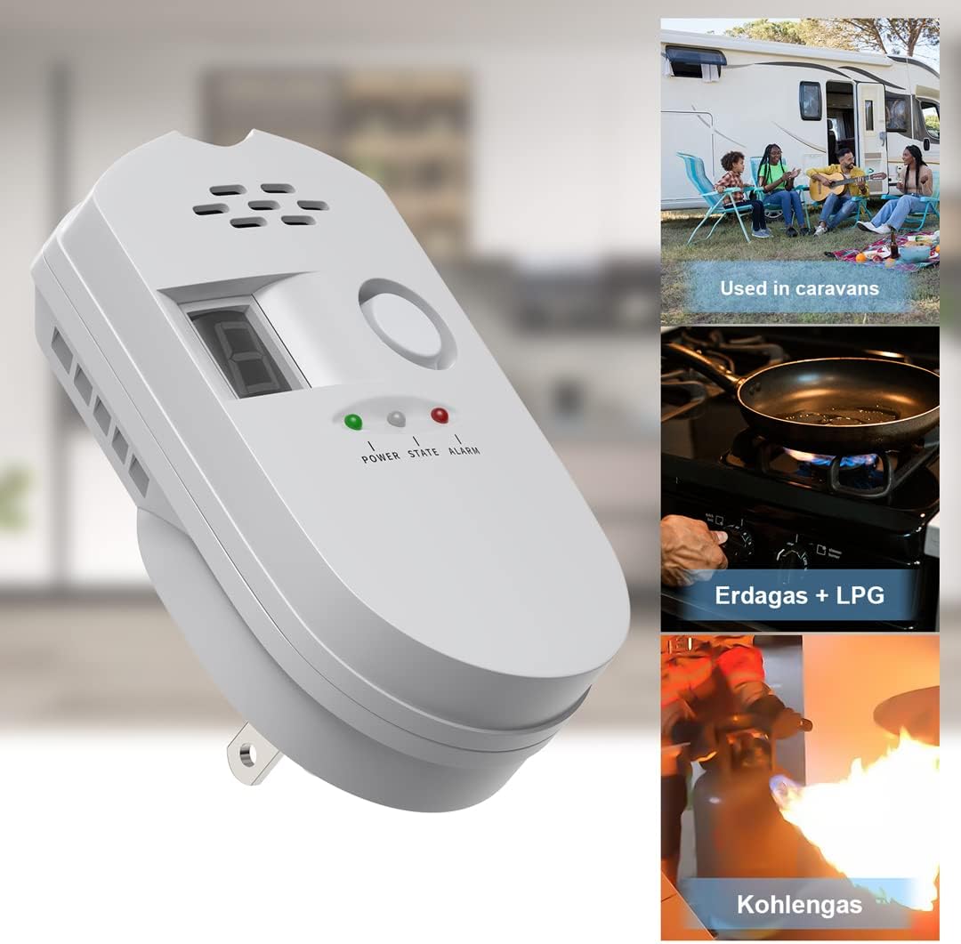 STKYGOOD Natural Gas Alarm, LPG/LNG/Coal Leak Detector