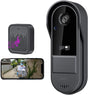 UanTii Tuya Smart Video Doorbell 720P HD Wireless Video Intercom Door Bell Camera Two-Way Audio Night version for Home Security