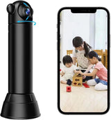 Wi-Fi Security Camera, 1080P Indoor Outdoor Camera with Night Vision, Motion Detection, Two-Way Talk, Alarm, and Human Pet Sound Detection