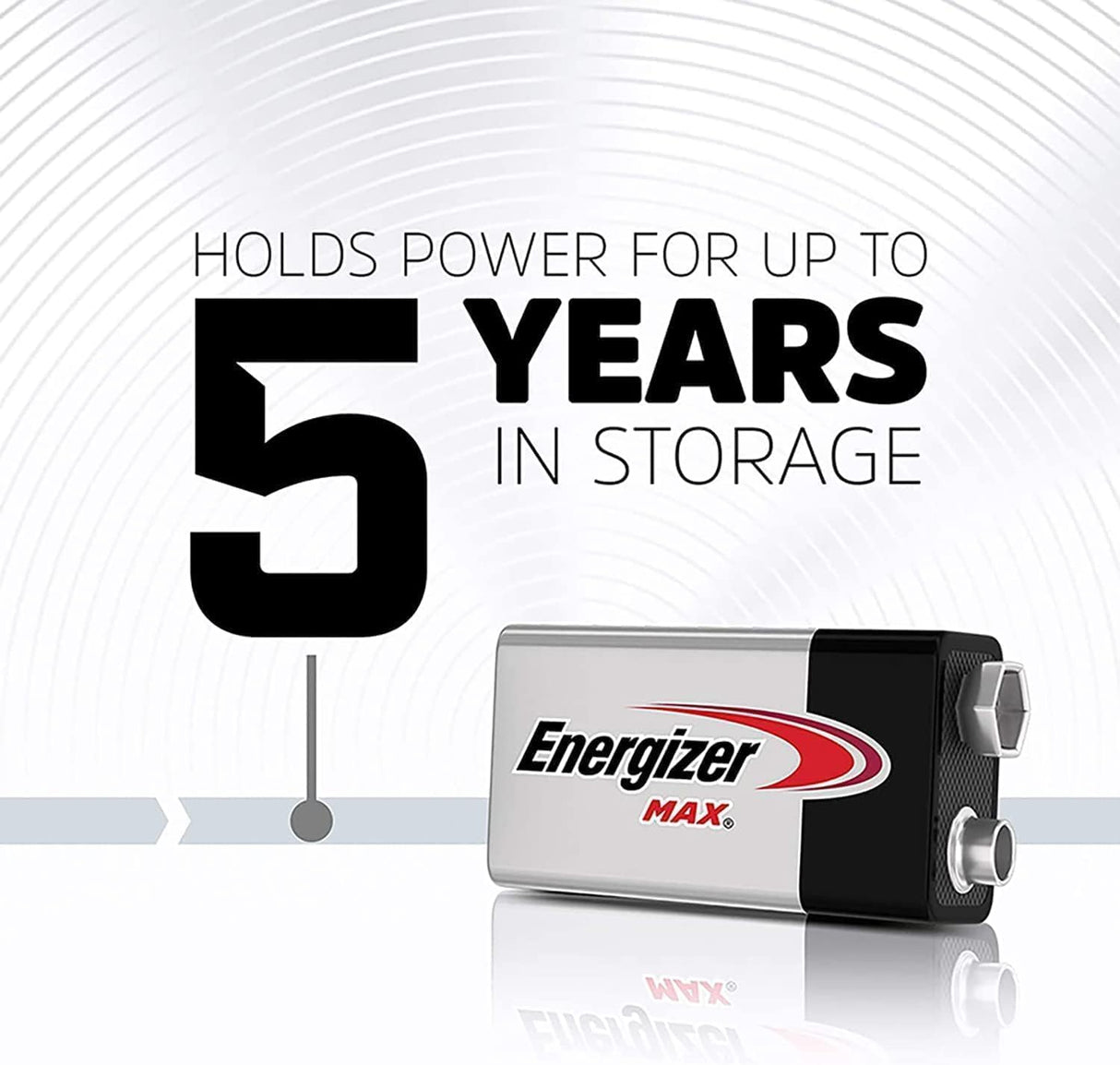 Energizer Max 9V Alkaline Battery (1-Pack)