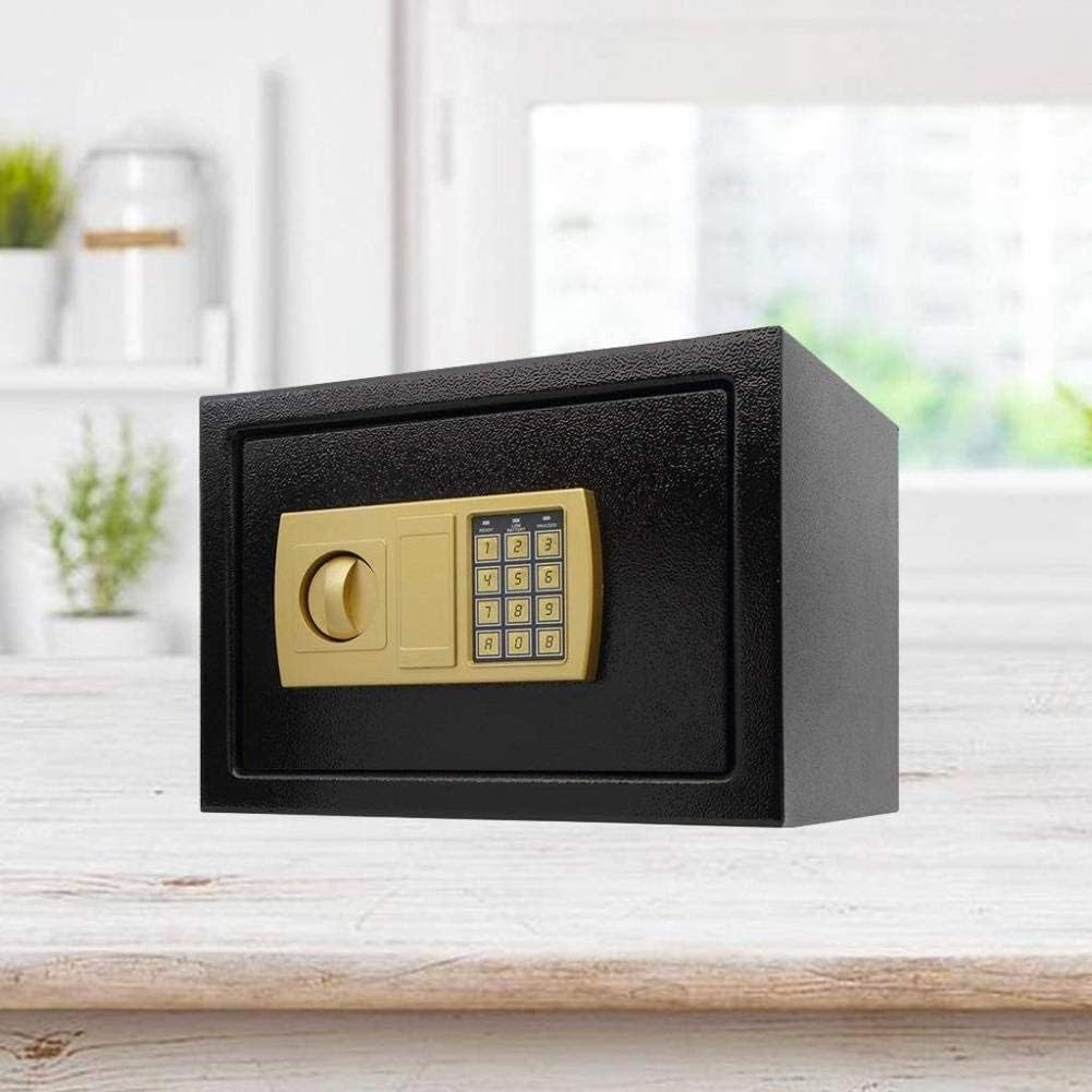 Safe and Durable Fireproof Waterproof Safe Safe Deposit Box Electronic Home Safe Box Digital Money Safe Key Box Litre Safety Boxes Jewelry Cash Box for Home Office Digital Safe Box -35 25 25cm for Hom