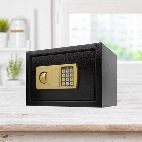 Safe and Durable Fireproof Waterproof Safe Safe Deposit Box Electronic Home Safe Box Digital Money Safe Key Box Litre Safety Boxes Jewelry Cash Box for Home Office Digital Safe Box -35 25 25cm for Hom