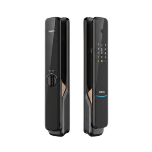 Philips Smart Lock 9300-5HBGS, Fingerprint + Card + Remote, Black