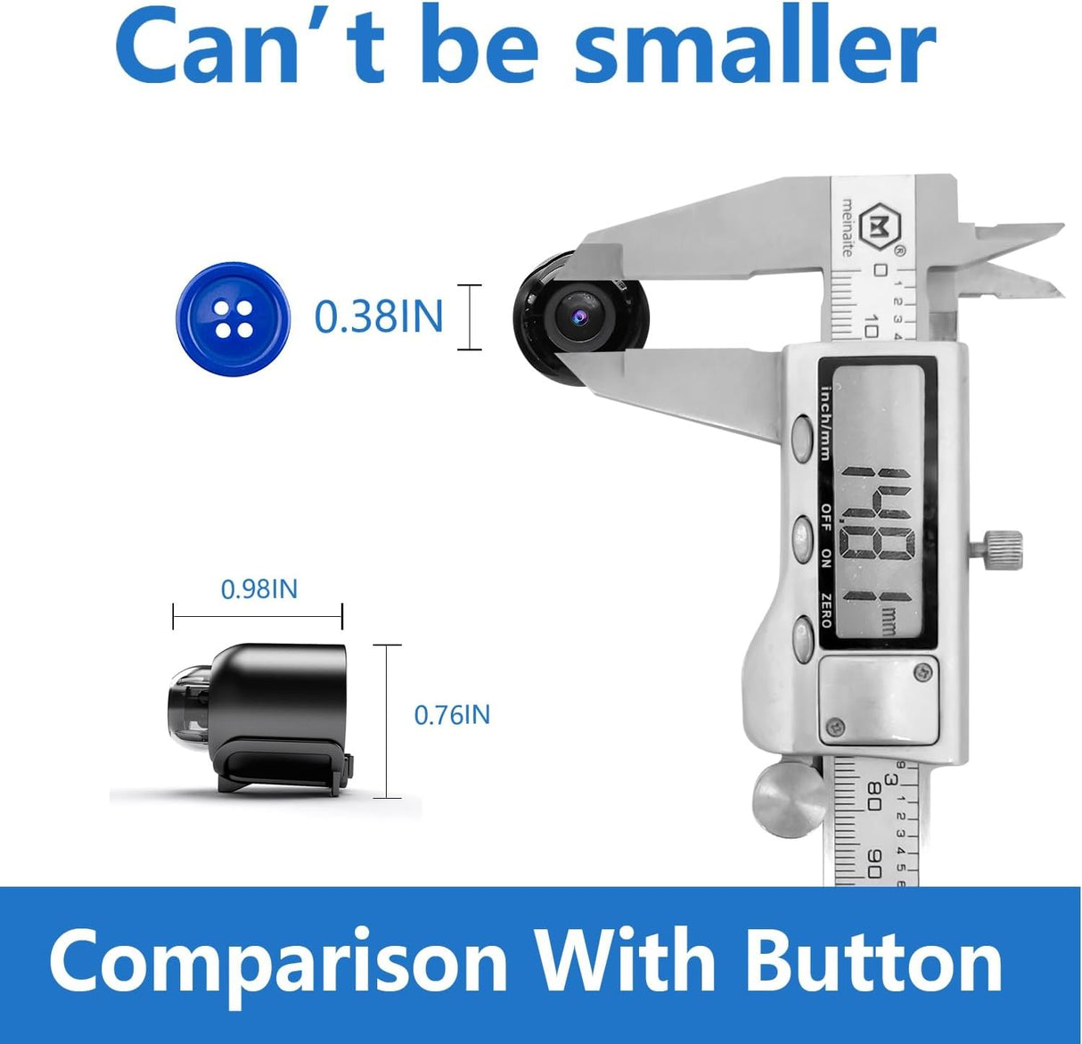 Rettru Mini WiFi Camera 1080P, Concealed, Night Vision, Cloud