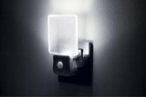 Integral LED Motion Sensor Night Light, Plug in Wall with Dusk to Dawn Photocell Sensor, for Hallways, Landings, Stairs, Kitchens, Bedrooms, Baby’s Nursery and More,Transparent, Pack of 1