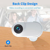 HD 1080P Cat Camera Collar with Video Record Wireless Mini Sport cam,Small Action Cameras,Body Camera for Pet Supplies/Stuff,Outdoor/Inoor Birthday Gift No WiFi