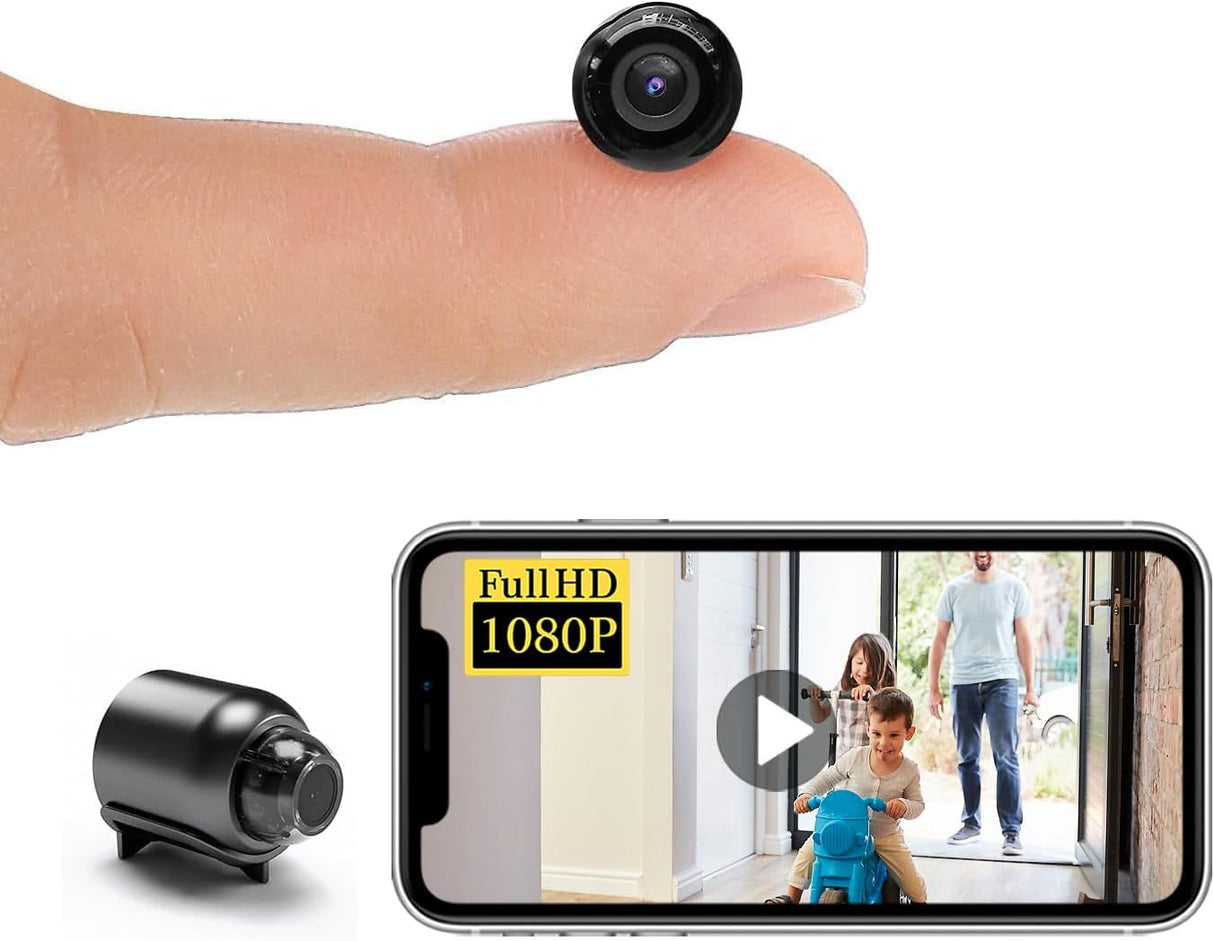 Rettru Mini WiFi Camera 1080P, Concealed, Night Vision, Cloud