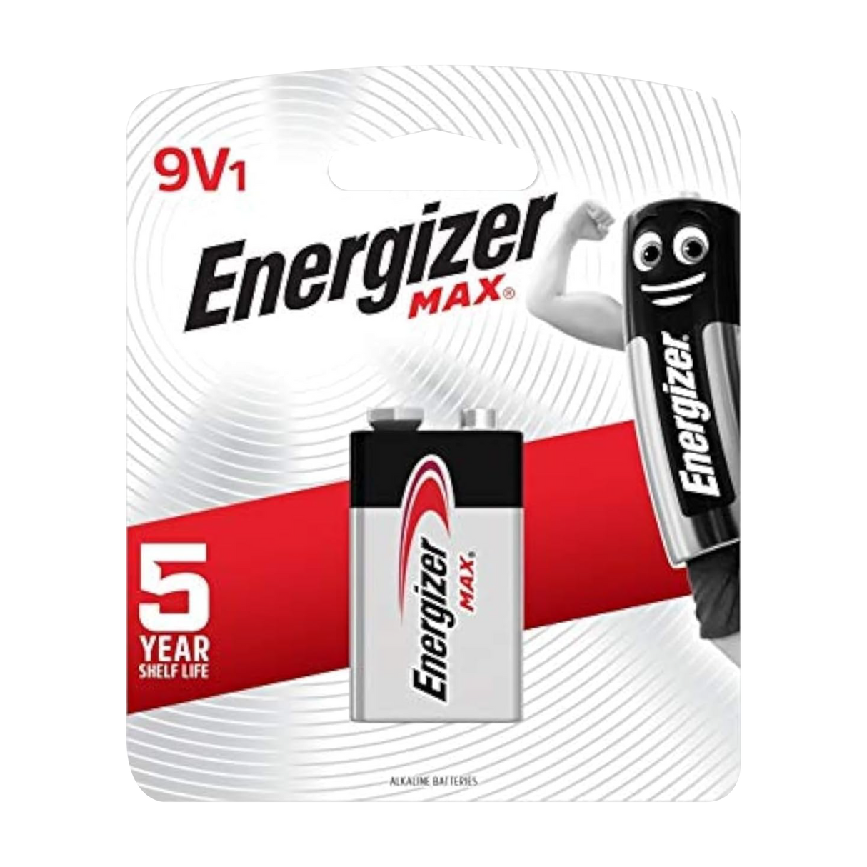 Energizer Max 9V Alkaline Battery (1-Pack)