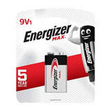 Energizer Max 9V Alkaline Battery (1-Pack)