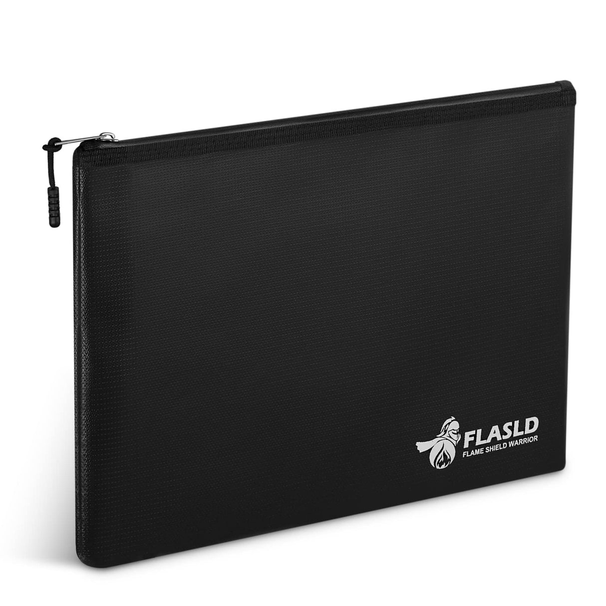FLASLD Fireproof Document & Money Bags, Large Fireproof & Water Resistant Bag, Fireproof Folder Safe Bag for Cash, Valuables & Passport, with Silicone Coating & Zipper Closure (Storage Bag-24x12x12”)