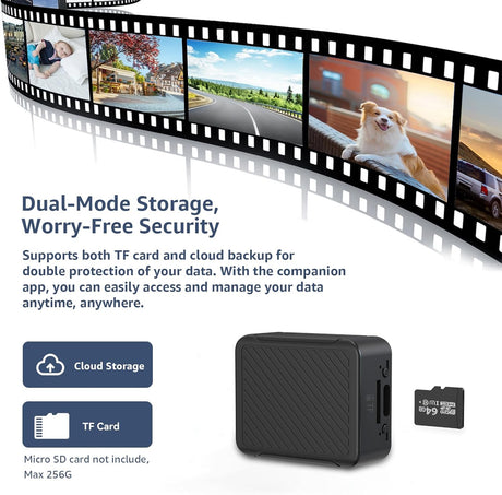 Mini Camera for Home 4K HD Indoor Battery Wireless WiFi Security App Control Smallest Surveillance Camera for Room Nanny CAM with Motion Detection Night Vision
